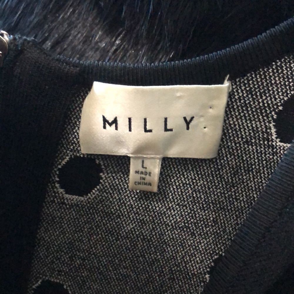 MILLY Polka Dot Mermaid Dress - Picture 6 of 6